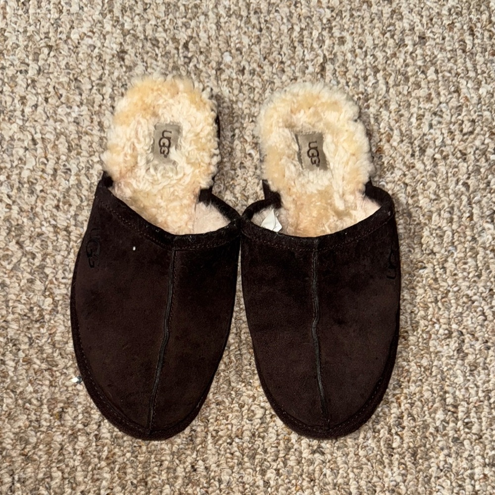 UGG Brown Shearling Slippers